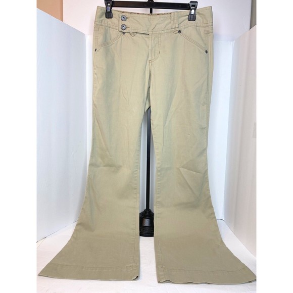 Periscope  Madewell Soft Tan Size 5 Flare Tan Business Casual Pants - Picture 1 of 14